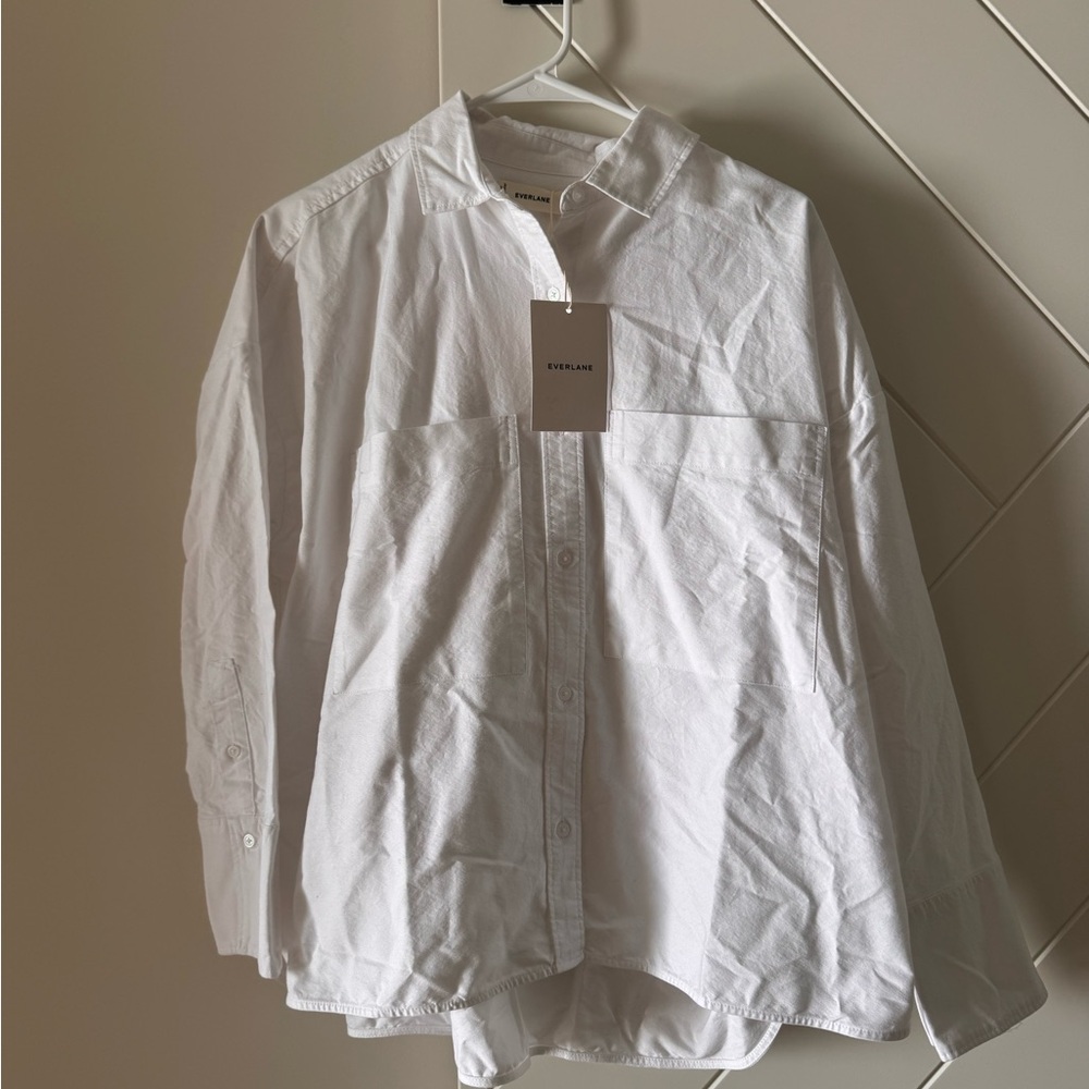 Everlane Classic White Oxford Shirt